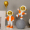 气球宇航员橙色+星球宇航员橙色
