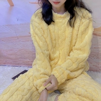 Кремово-желтый [Жаккардовый теплый костюм]