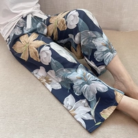 Мянли широкологая брюки-орхида