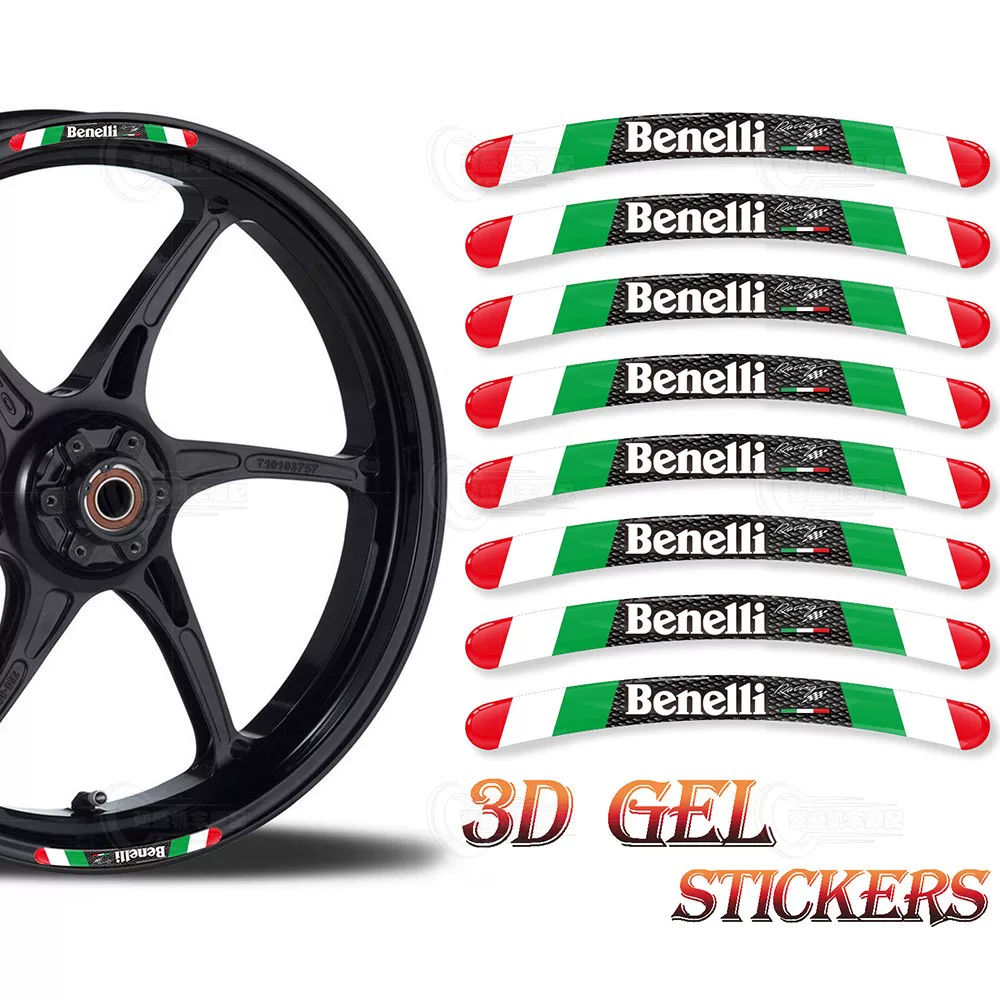 rim stickers gel benelli
