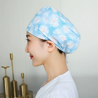 Голубая хризантема чистый хлопок