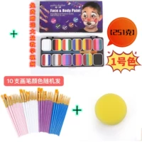 Радужная поролоновая кисть, 12 ячеек