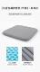 [Sky Blue Gel Inner Core+Fineapple Case] ​​Серебряная луна серая