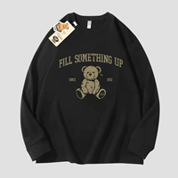 Классический черный лонгслив