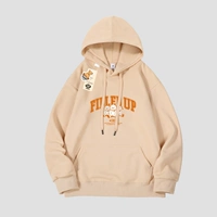 Абрикосовая толстовка с капюшоном, с медвежатами