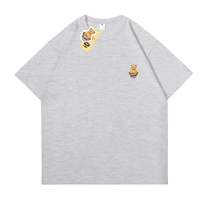 Классический плюшевый мишка [цветочный серый]