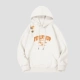 Белая толстовка с капюшоном, с медвежатами