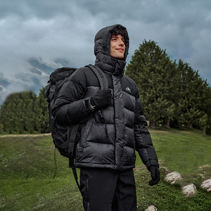 公开放淡宝【坦博尔】短款连帽加厚羽绒服