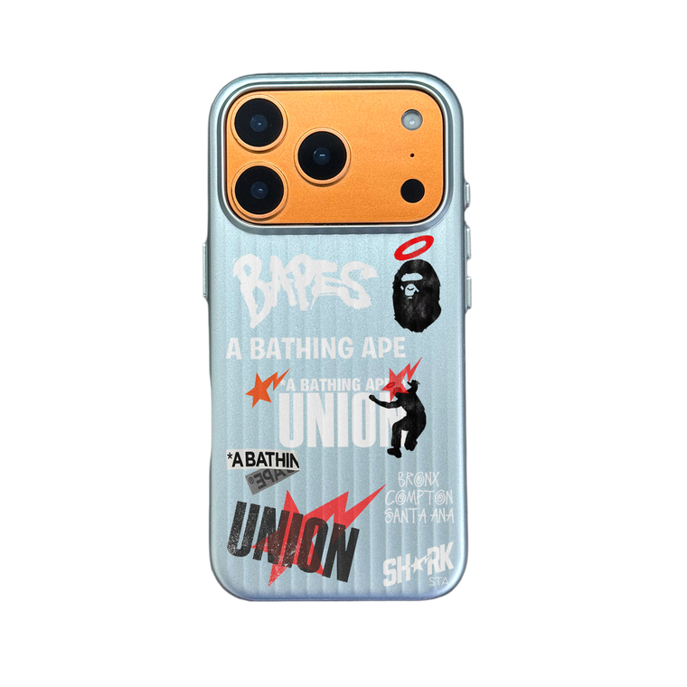 Monkey Head Halo Graffiti Text UNION for Pro Max, 18 - 12, Air iPhone Case