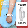 White silica gel bracelet, rubber sleeve