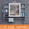 gương khung gỗ Tủ Gương Phòng Tắm Treo Tường Có Giá Để Đồ Tủ Gương Nhà Vệ Sinh Vanity Mirror Lưu Trữ Tích Hợp Tủ Bảo Quản Gương Phòng Tắm gương soi di động Gương