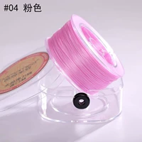 Японская плоская коробка нити [розовый цвет] около 60 метров в длину около 0,6 мм