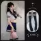 cosplay học sinh sexy Đồ lót giường Qingqu gợi cảm jk không có vành dây để thắt chặt bộ ngực thứ cấp và khoe chiếc áo lót nâng ngực cỡ lớn Áo ngực có thể điều chỉnh mong muốn thuần khiết Qingqu cosplay học sinh cấp 3 cosplay học sinh gợi cảm  