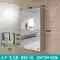 gương ốp tường trang trí Tủ gương phòng tắm inox tủ tường căn hộ nhỏ 40CM tủ gương trang điểm phòng tắm nhà vệ sinh bảo quản hộp gương treo tường gương tân cổ điển Gương