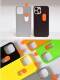 Funny Yellow Middle Finger Charm Phone Case for iPhone 17, 16, 15, 14, 13 and 12