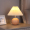 橡木陶瓷灯体+百褶灯罩