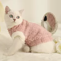 Модель розового плюс бархатного котенка