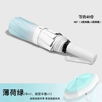 Градиент Минт Зеленый [40 Стекловолокно зонтик кости