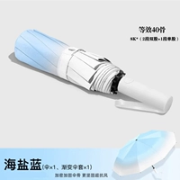 Градиент морской соленый синий [40 стеклопластикового зонтика кости