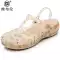 Giày Veblen Croc Nữ Ngoài Giày Sandal Mùa Hè Chống Trơn Trượt Đế Dày Bao Đầu Dép Đế Mềm Giày Đi Biển 