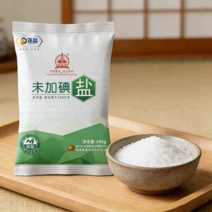 【蓬盐】家庭炒菜煲汤无碘食用盐深井盐8包