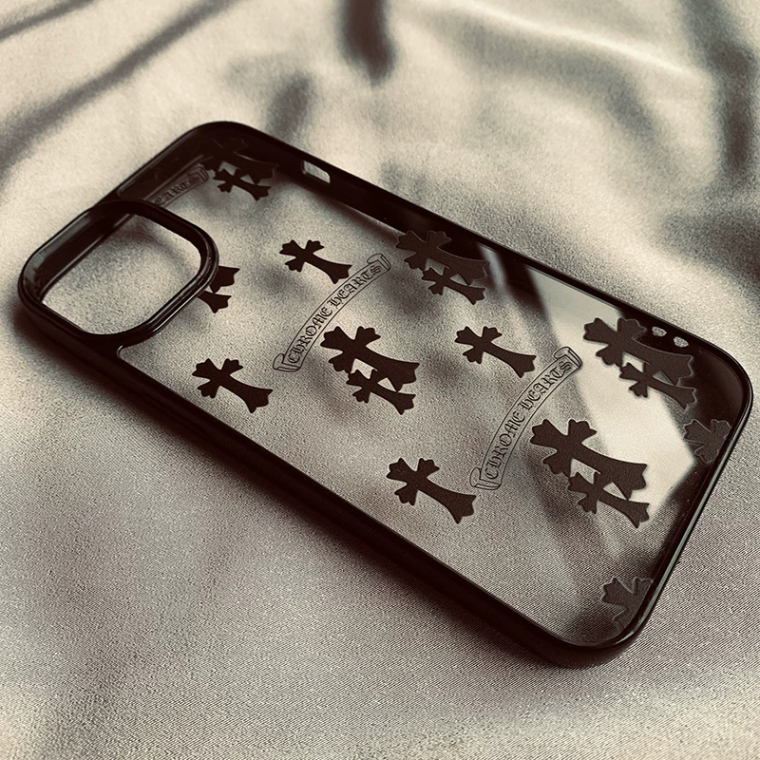 Chrome Hearts Cross Motif iPhone Case
