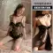 Bộ đồ ngủ gợi cảm nguyên chất Desire cặp đôi vui vẻ đồ lót nữ Jumpsuit lụa đen nắng vui qqny tâm trạng phù hợp với giường ren 