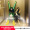 167 Сидящий желто - зеленый космический кролик - (со светящимся стулом)