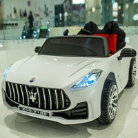 Белый+пульт дистанционного управления+качание+четырехвеловое привод+кожаное сиденье