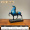 (Шуньфэн) Малый латунь большой лак лошадиной синий (мраморное основание)