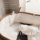 Изгородь для детской кроватки в северном направлении, мягкая упаковка, детская защита от столкновений, изгородь для кровати, соединяющая изгородь для кровати, детская защита от столкновений, прикроватная тумбочка mini 0