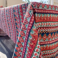 Этническая красная ткань, этнический стиль, 150см