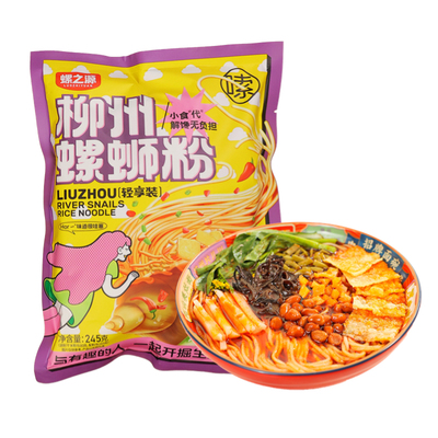 螺之源轻享装柳州正宗螺蛳粉米粉夜宵速食米线螺丝粉245g*5袋宵夜