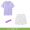 香芋紫+白色短裤（收藏送袜子）