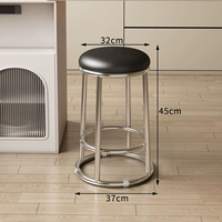 [Масляная восковая кожаная черная + серебряная ножки].