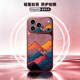 Geometric Mountain Range Landscape iPhone Case for iPhone 18 – 13, iPhone Air