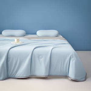 公开！全尺寸同价艾草凉感冰丝空调被可机洗