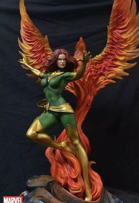 taobao agent XM STUDIOS Phoenix Qin Gray X -Men's three -headed carving