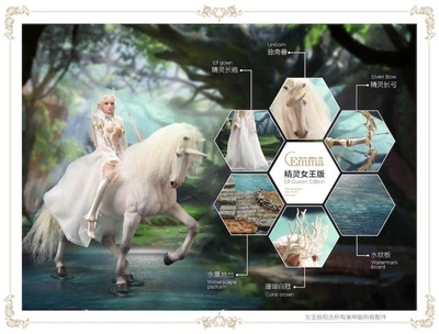 taobao agent Spot 1/6 Lucifer Lucifer's Fourth Bullet Elf Queen Baojiao can move female soldiers puppet
