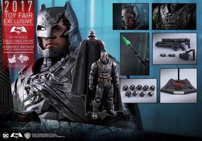 taobao agent Hottoys HT MMS417 BVS Battle Damage Heavy Armor Batman 2017 venue version