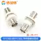 Bộ chuyển đổi Tegat RF BNC nữ sang nữ BNC-KKY Q9 đầu chuyển dao động kép có đai ốc cố định Jack cắm - Đầu nối