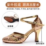 Обувь на высоком каблуке, танцующие туфли, из натуральной кожи, мягкая подошва