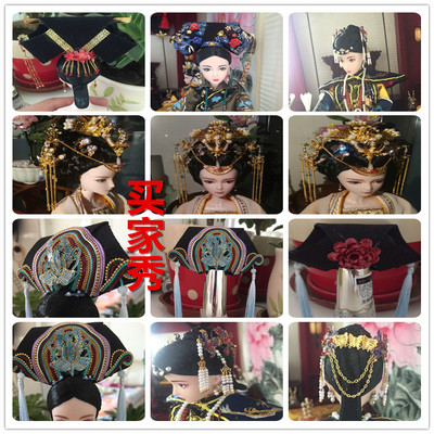 taobao agent [Buyer Xiu Fifth Wave] Qing Dynasty headdress ancient maiden jewelry