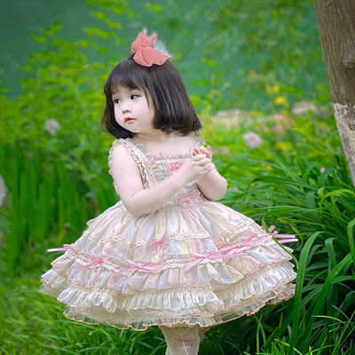 taobao agent Slip dress, girl's skirt, small princess costume, Lolita style, city style, Birthday gift