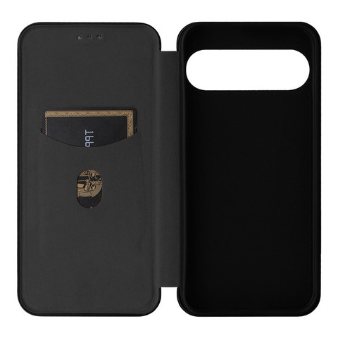 Wallets Folio Flip Synthetic Leather Carbon Fiber 9, 9 Pro, 9 Pro XL Google Pixel Phone Case