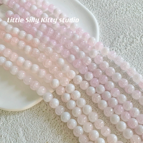 Стеклянное украшение-шарик из пены, браслет из бисера, 8mm, широкая цветовая палитра, DIY