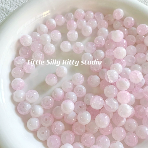 Стеклянное украшение-шарик из пены, браслет из бисера, 8mm, широкая цветовая палитра, DIY