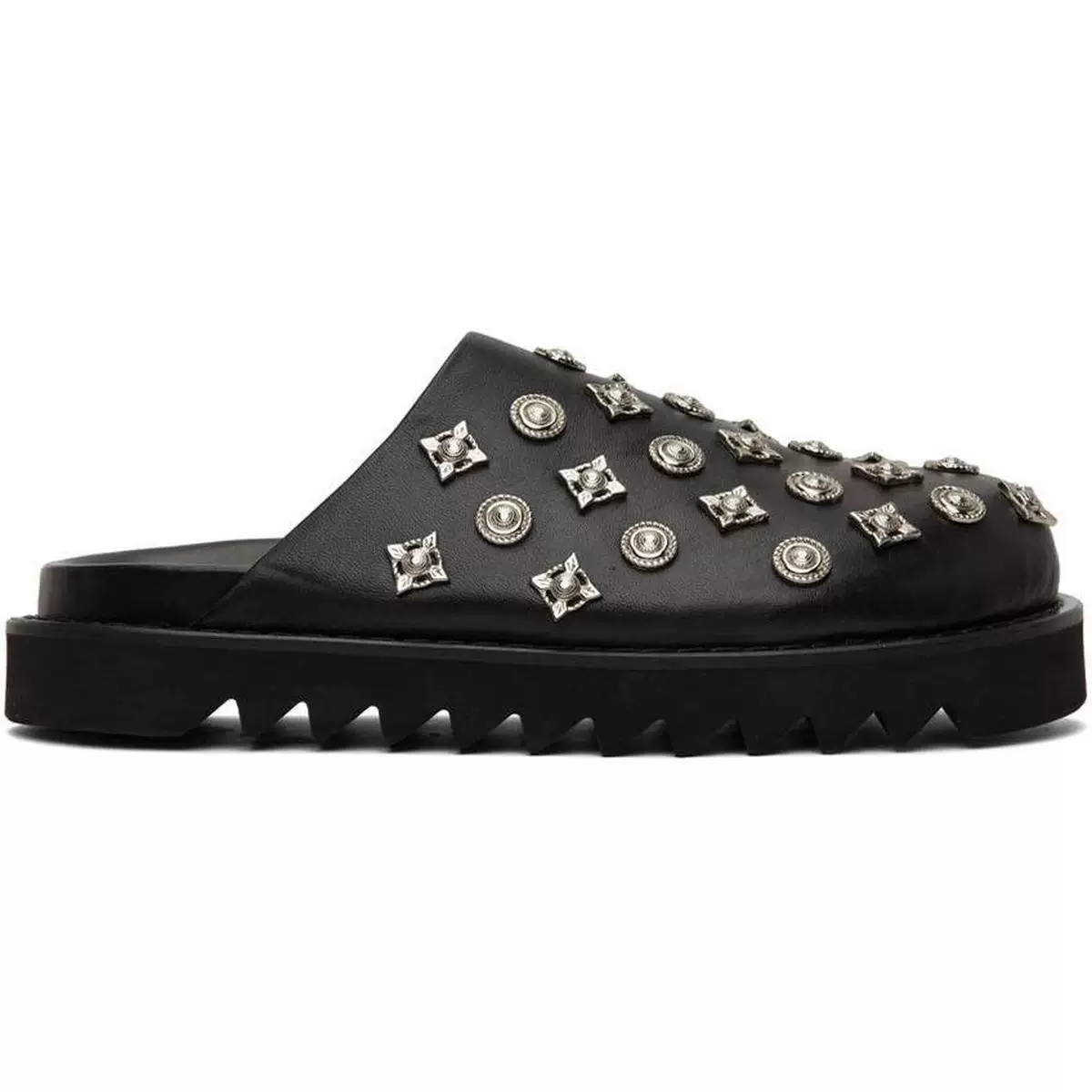 TOGA Virilis Black Sabot Lefa Shoes Shoes 2022 Spring and Summer Luxury Male