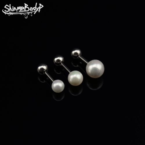 Элегантные ретро серьги из жемчуга, 0.8mm, европейский стиль