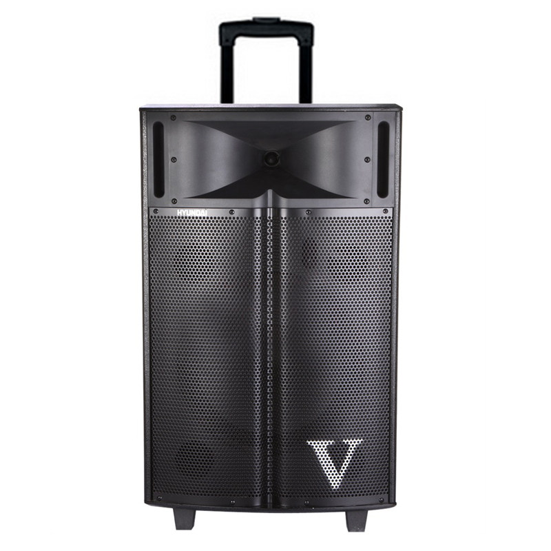 韩国现代 燕舞12号 户外音响电瓶音箱大功率 广场舞 移动拉杆舞台